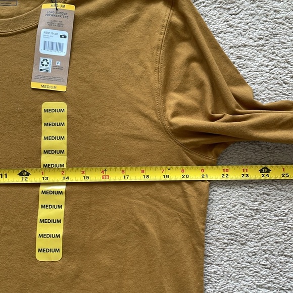 Eddie Bauer NWT Men’s Long Sleeve Crew Neck Tee Sz M Tapenade Classic Fit Jersey - Picture 6 of 9